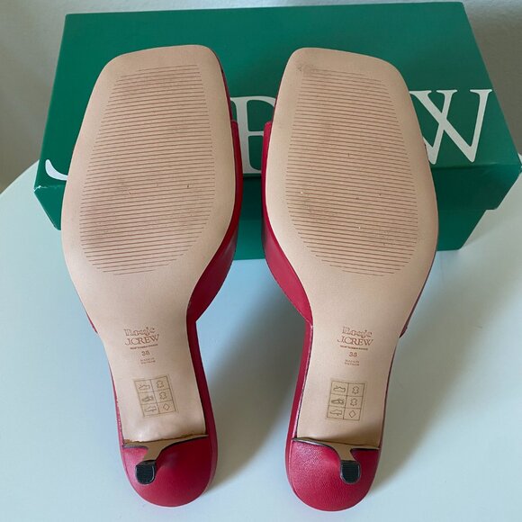 New Rouje X J.Crew Jolie square-toe heels size 8 - Picture 8 of 12